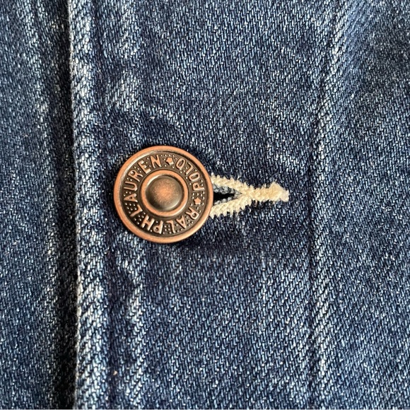 Polo Ralph Lauren Denim Western Carpenter Chore Coat Jacket - Picture 9 of 9